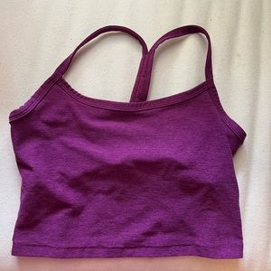 Spacedye Slim Racerback Cropped Tank- Small